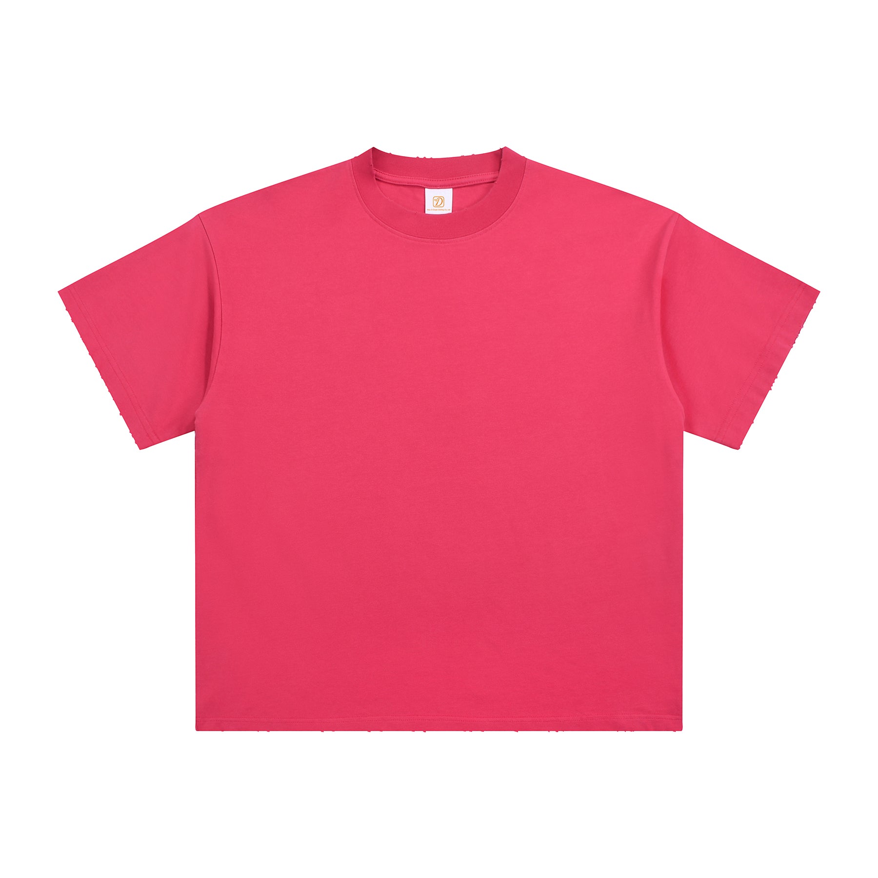 Custom Logo T-Shirt Heavyweight Streetwear High Quality Design Embroidery logo Broken Casual Short Sleeve t Shirt for Men