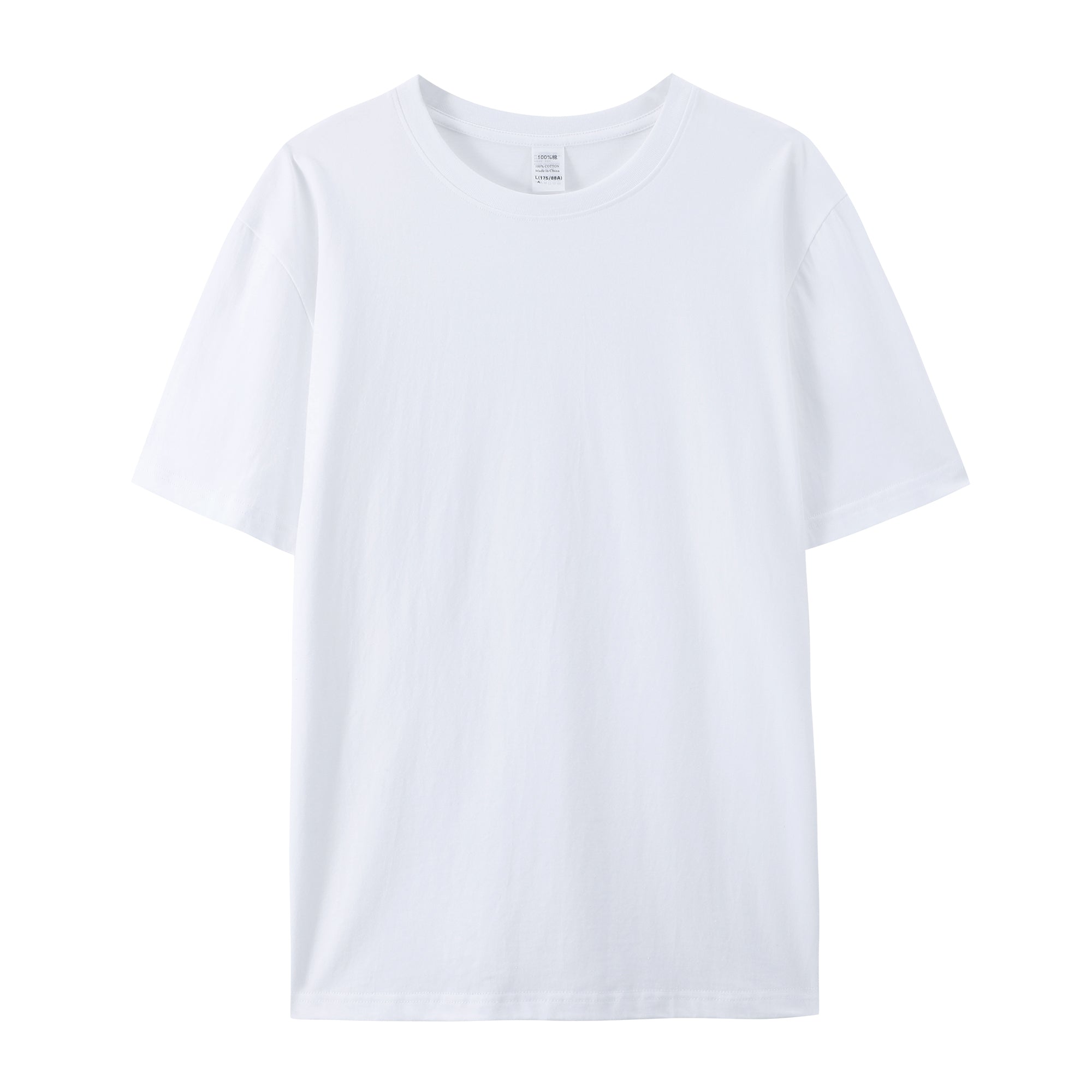 High Quality Multi Color T-shirts Blank Round Neck Pure Color Heavy Cotton Cusrtom logo Summer New Design Personalized T-shirt