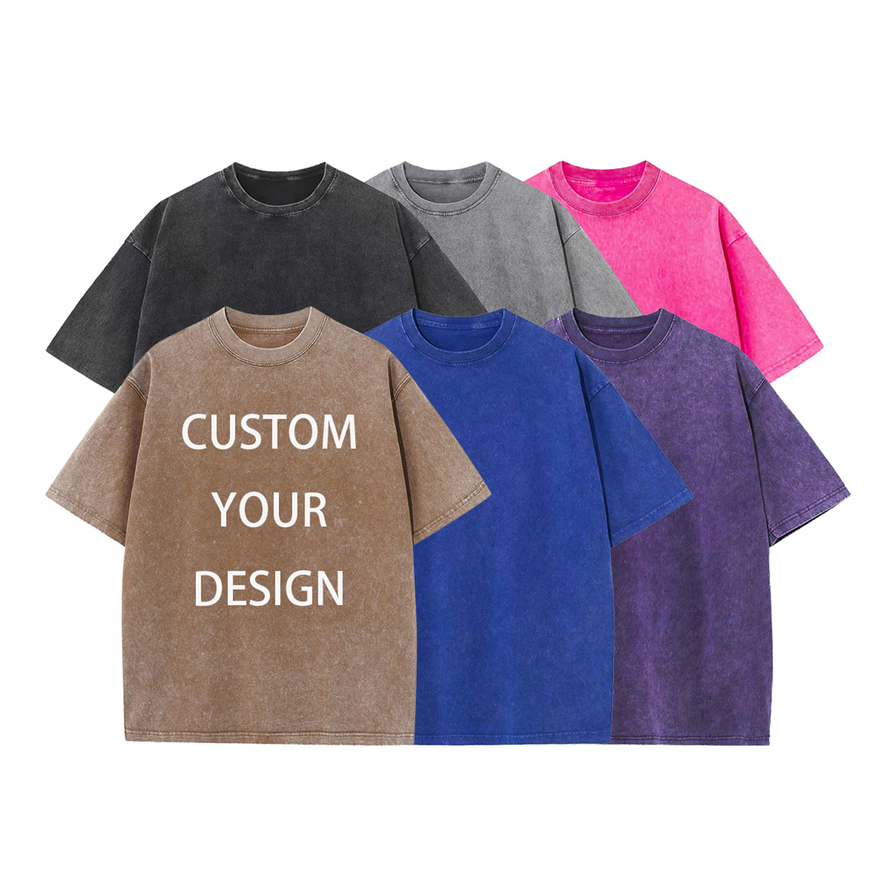 Custom Vintage t Shirt 230g High Quality 100% Cotton Round Neck Puff Print Drop Shoulder Blank Fashionable Wholesale t Shirts