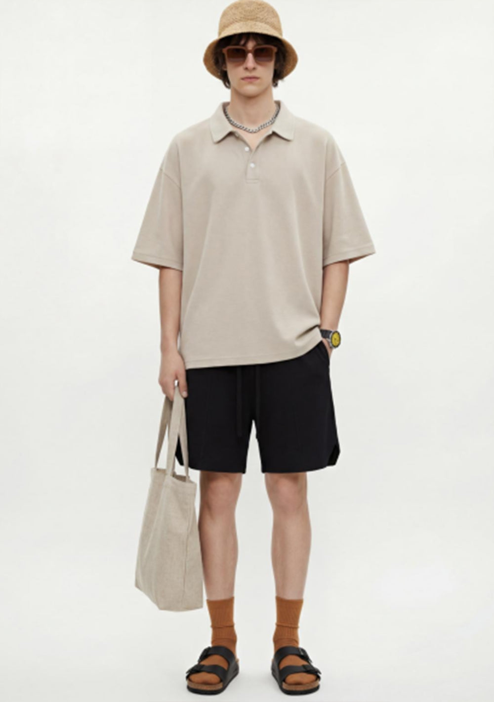 Multiple Processes to Choose From Plain Shorts for Printing Diamond Patterned Waffle Style Casual Flared Shorts Plain Oversized