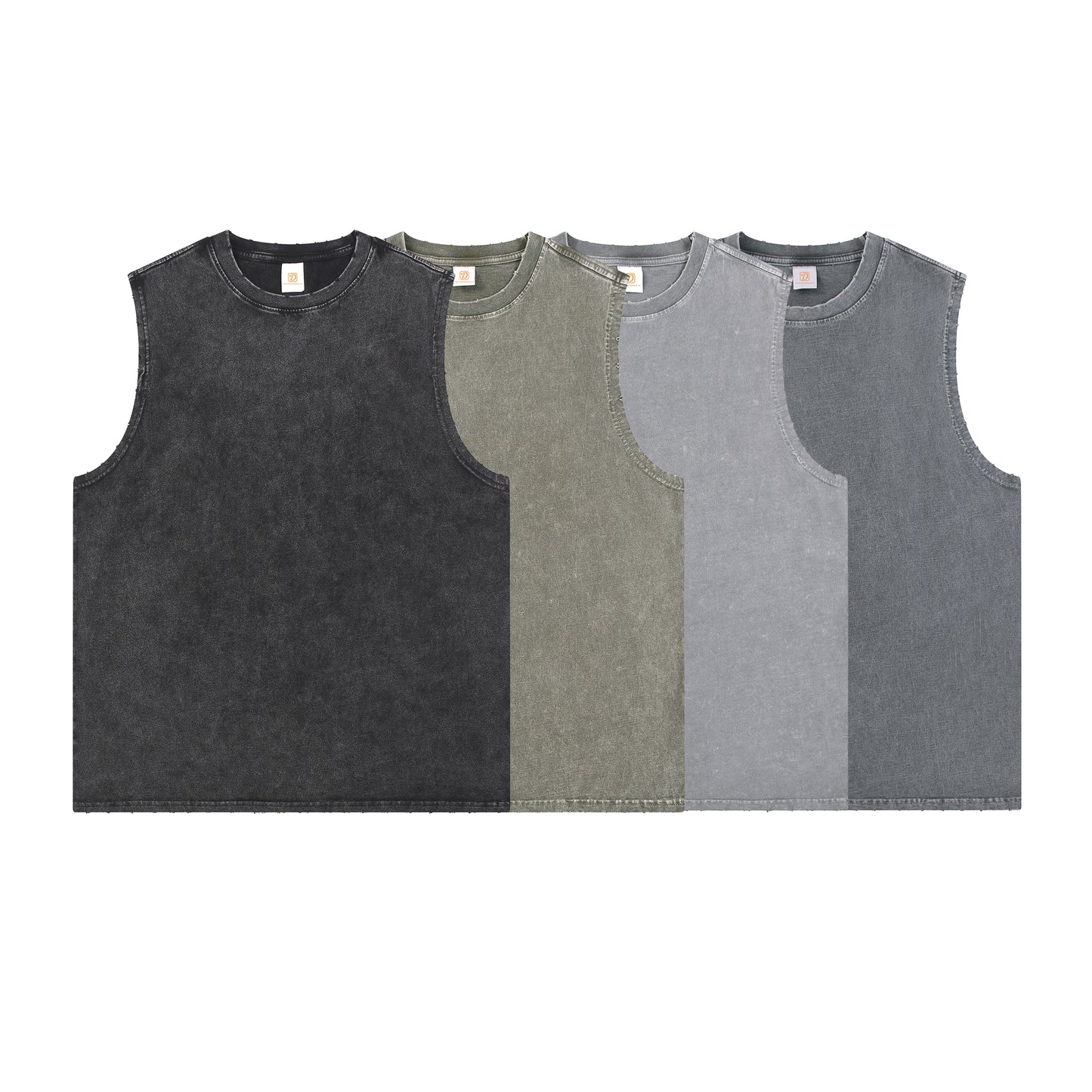 Custom logo Cotton Sleeveless T-shirt Loose High Quality Screen Print Wholesale Blank Personalized Dtf Transfers for t Shirts