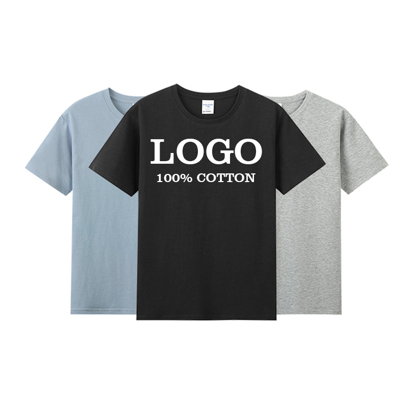 Custom Basic Black t Shirt Wholesale Streetwear High Quality Blank Pure Color Regular Fit Summer Short Sleeve Plain t Shirt