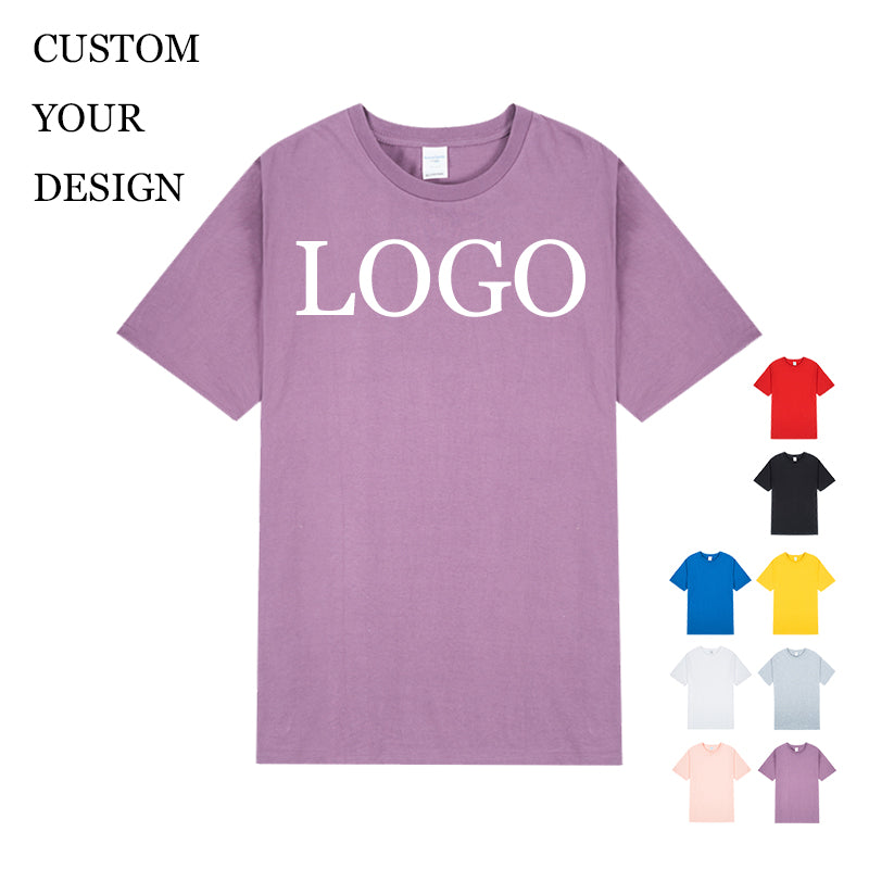t Shirt Wholesale Sublimation 100% Cotton High Quality 240g Oversized Streetwear Round Neck Custom logo Loose Heavyweight Tshirt