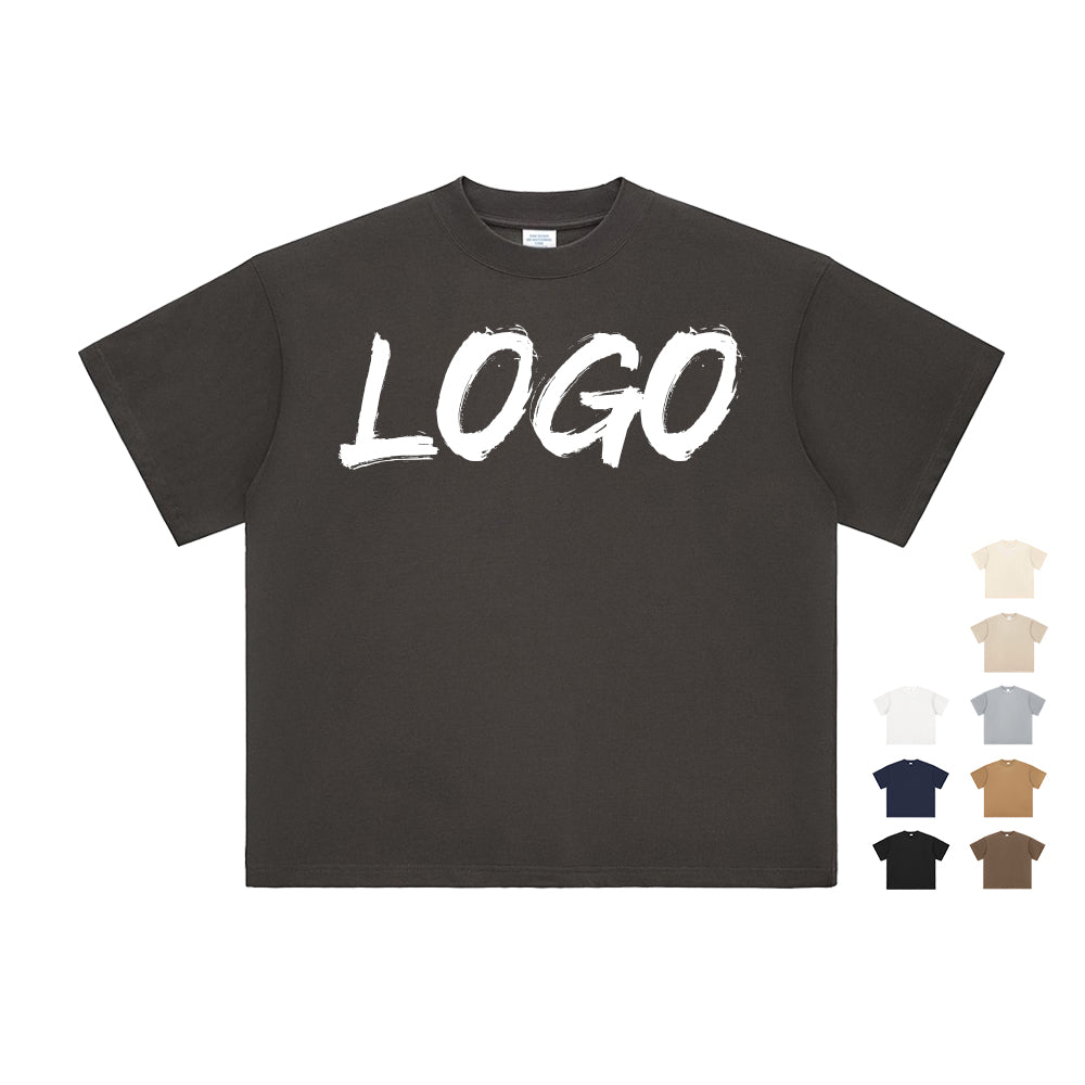 Oversized Tshirt 350g Heavyweight Heavy Cotton Blank Drop Shoulder Custom Fashion New Style t Shirt for Men High Quality