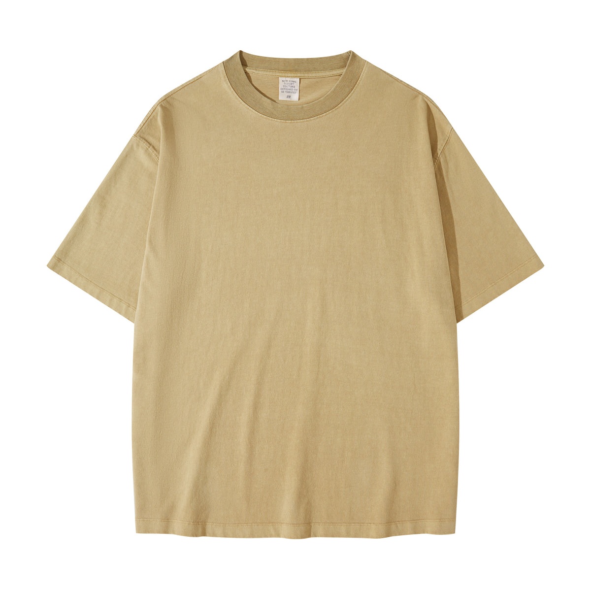 Heavy Duty Distressed Shoulder Sleeve Loose Short Sleeved Style Has a Relatively Large Size Men t Shirt High Quality Hip Hop