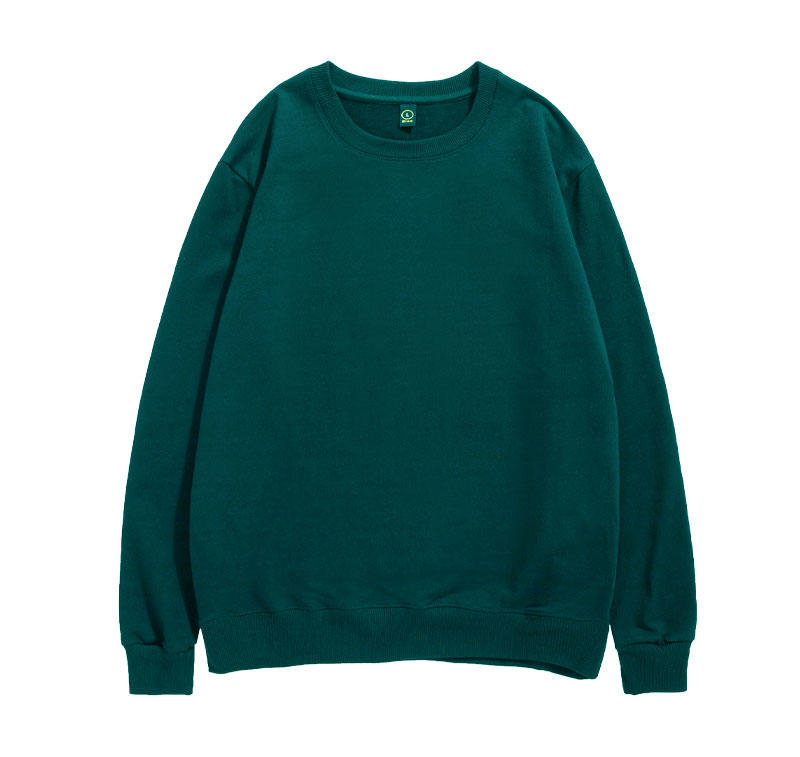 Oem Brand 12 Color Solid Color Fleece Pullover with Round Neck High Quality Hoodie Manufacturer Hoodies Unisex Plain Style