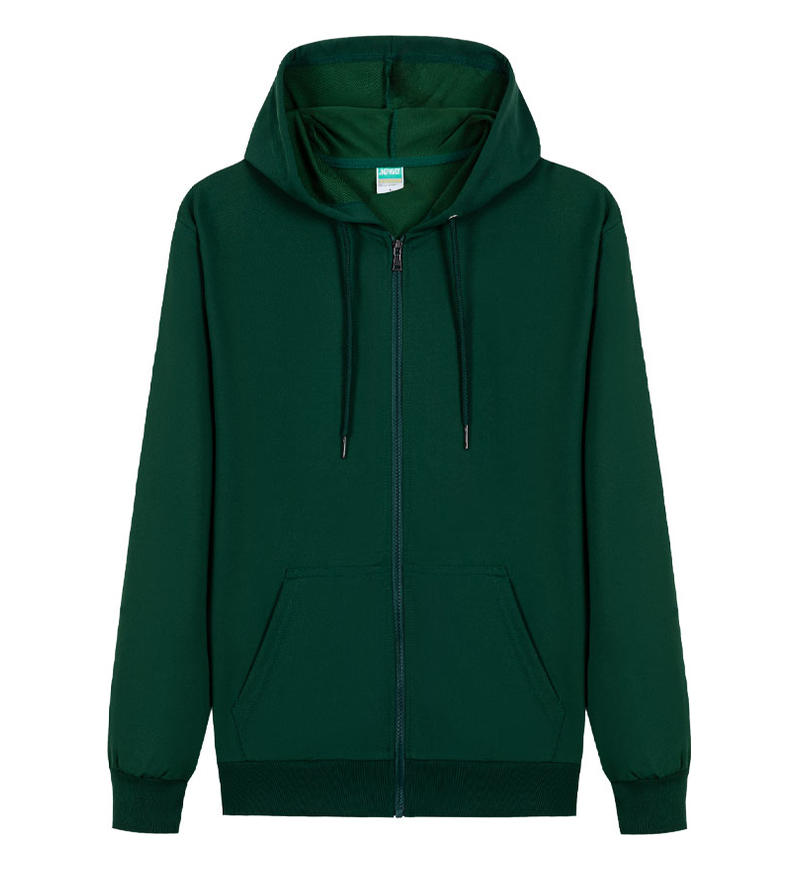 Oem Brand You Can Choose the Preferred Patterns and Craftsmanship for Customization 9 Color Thin Style Zipper Sweatshirt