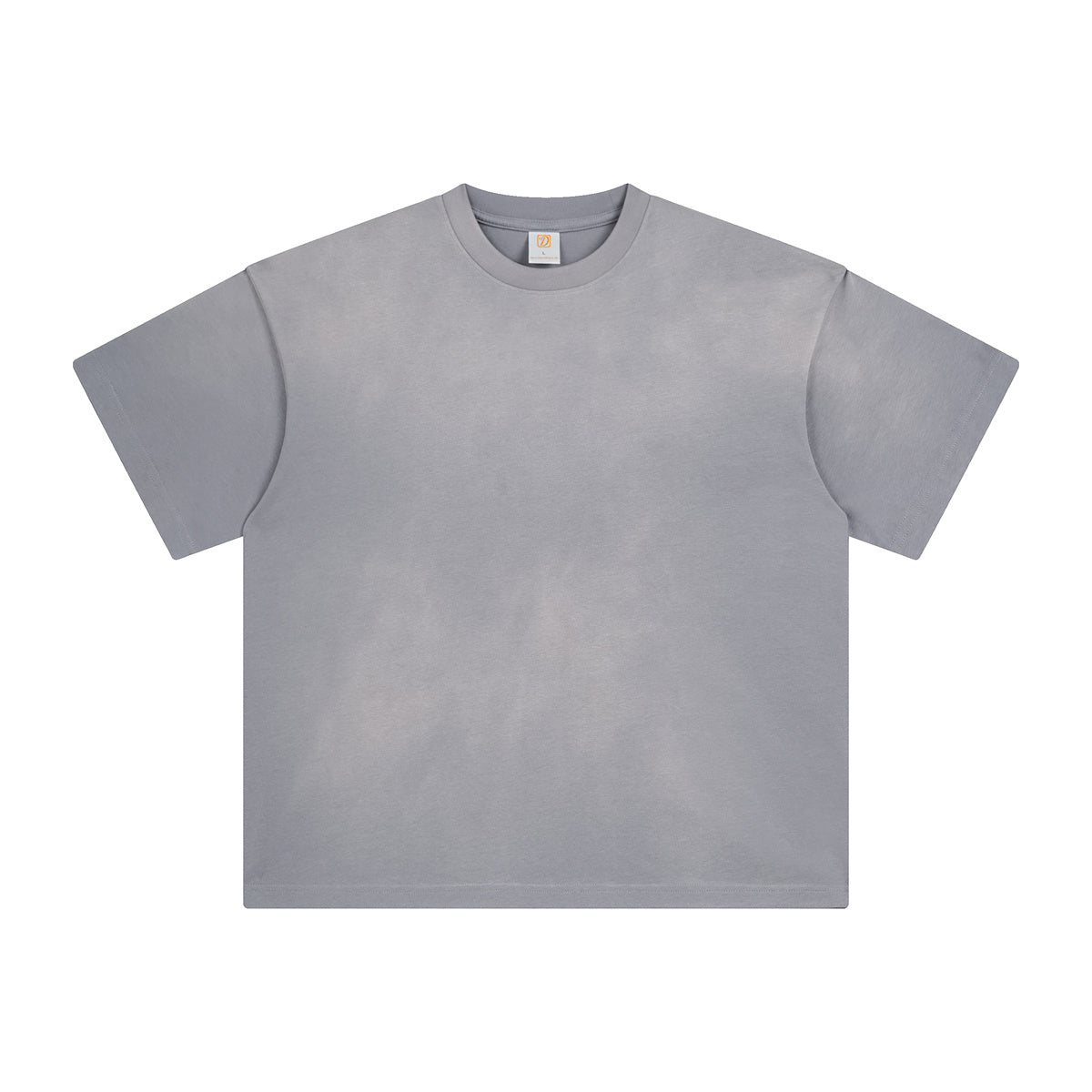 Customized Blanks Tshirts Heavy Duty Dyeing to Create Aged Look Loose Shoulder Short Sleeve and Washed Water Resistant Fabric