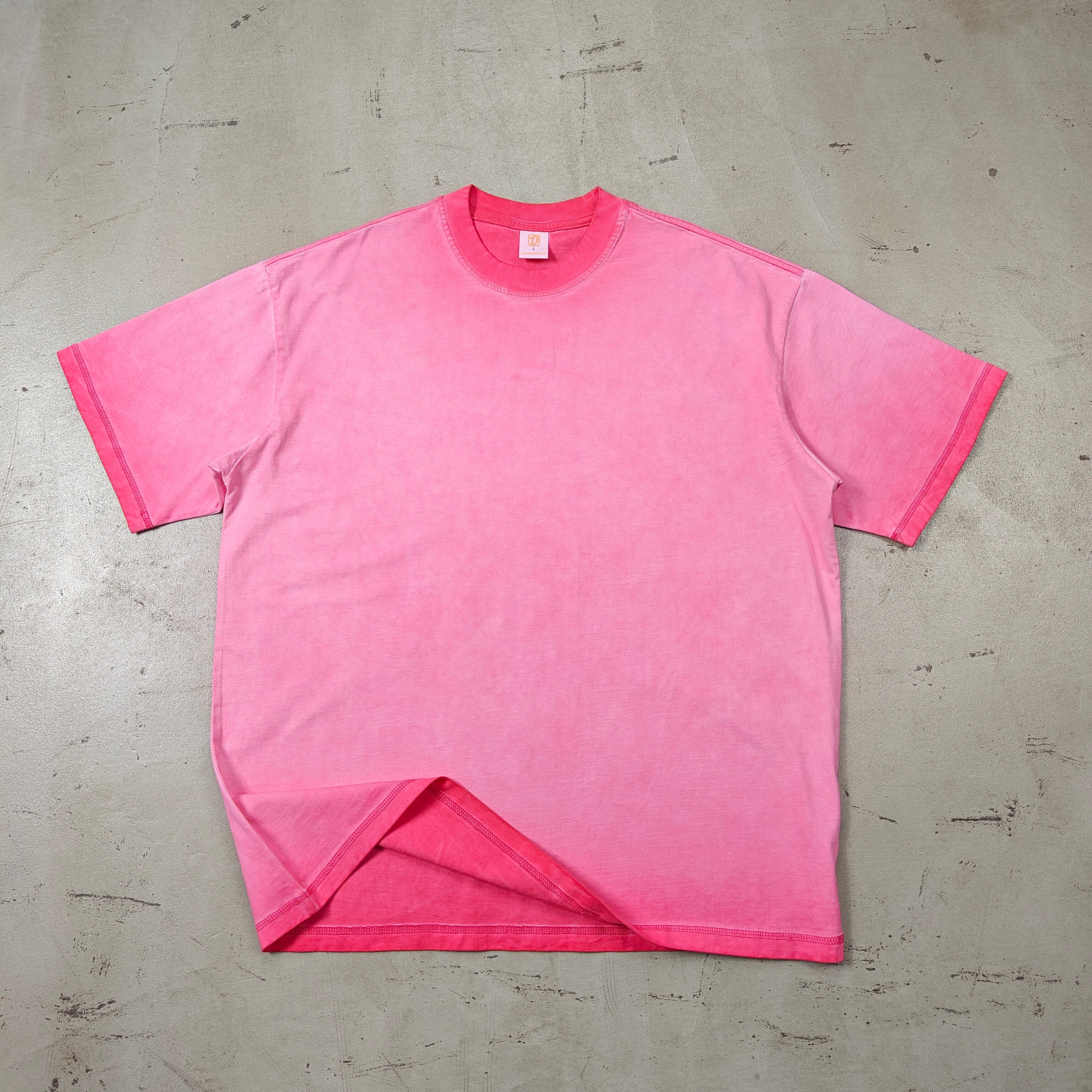 Tshirt High Quality Custom logo Men's T-shirts Streetwear Acid Wash Loose High Quality Drop Shoulder Heavyweight Plain t Shirt