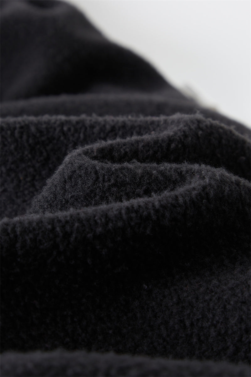 Custom logo Hoodies High Quality Vintage Waxing Printing Full Zip Streetwear Fashion Drop Shoulder Hoodies Set Bulk Wholesale