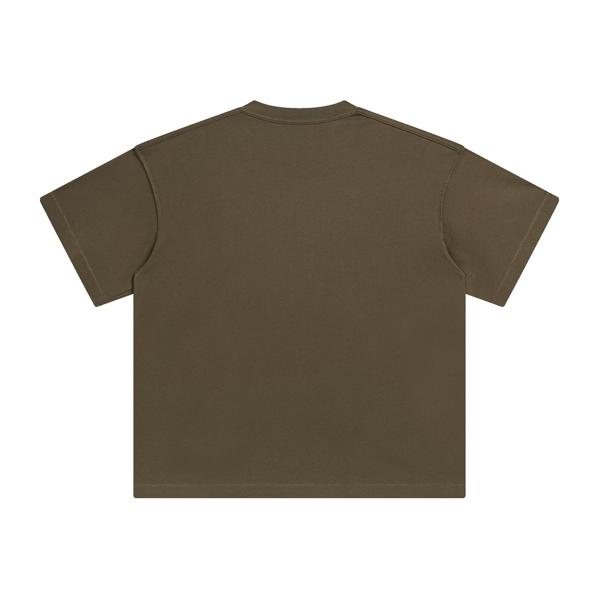 Heavy Weight Frayed Edge Washe Drop Shoulder High Quality 100% Cotton Loose Pure Color Custom Screen Puff Print Fashion T-Shirts