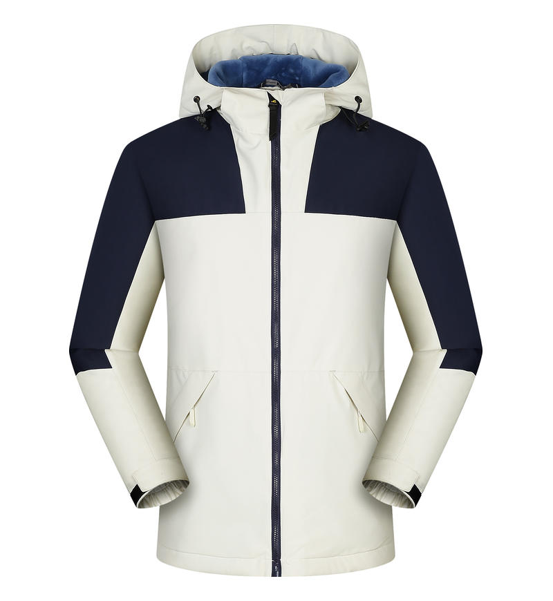 Fashion Available Customized 9 Color Integrated Thickened 100% Polyester Waterproof Breathable All Weather Jacket Simples Style