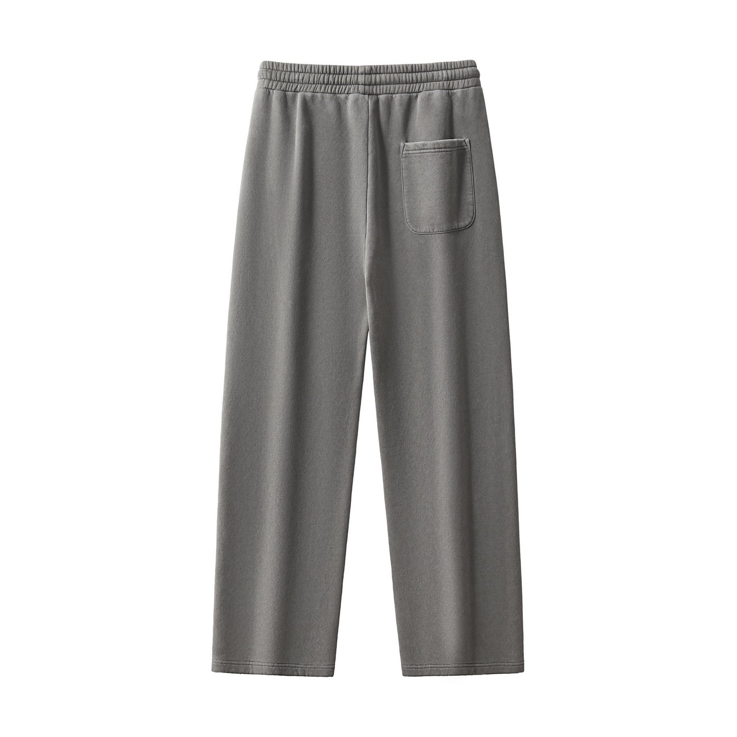 Men Sweatpants High QualityHeavy Duty Water Washed Color Coated Casual Thick Solid Colored Straight Leg Trousers Free Design