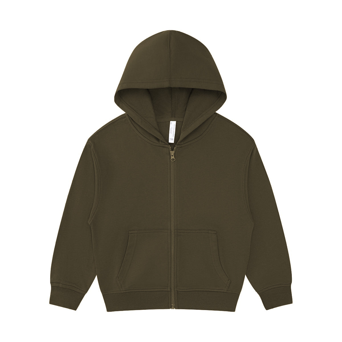Children's Hoodies Sublimation 100% Cotton Heavyweight Blank Full Zip French Terry High Quality Streetwear Kids Hoodies