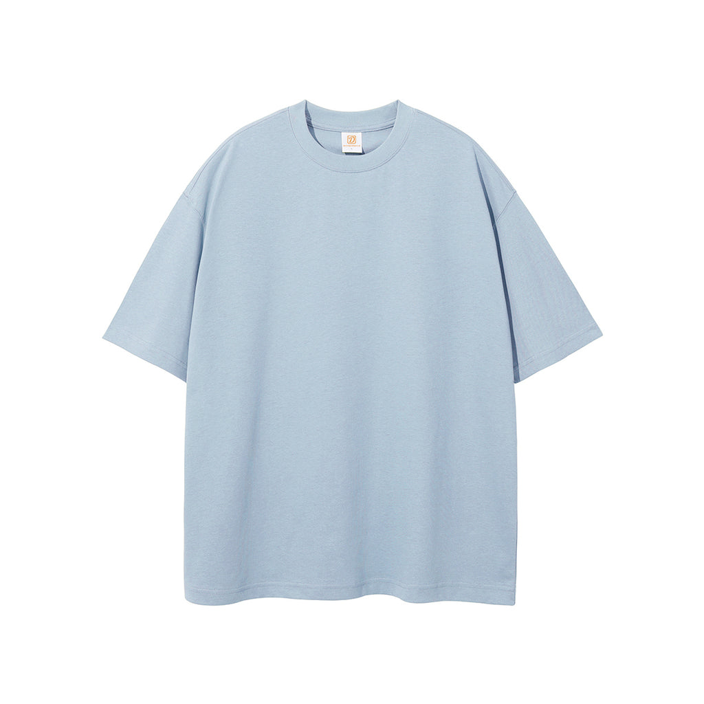 100% Cotton High Quality Short Sleeve T-shirt Casual Pure Color Custom Design Wholesale Streetwear Blank Embroidery logo T-shirt