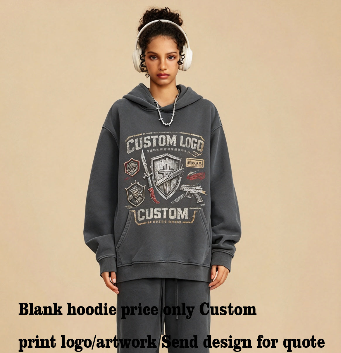 High Quality Available Your Exclusive Design Personalized 8 Color Washed Distressed Fleece Pullover Hoodies From a Trendy Brand