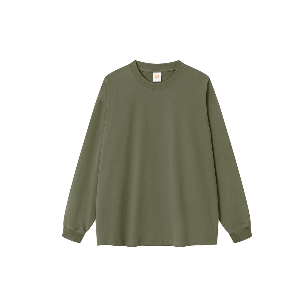 Wholesale Basic T-shirt Sport High Quality Casual Streetwear Pure Color Long Sleeve Custom Design Men's Long Sleeve T-shirts