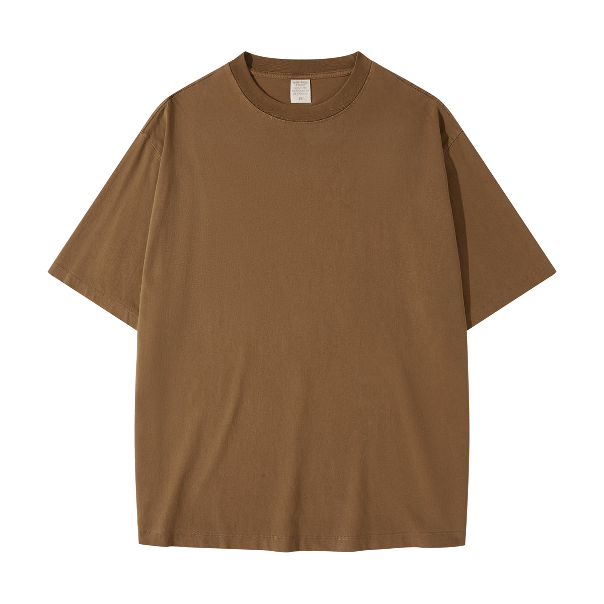 Heavy Duty Distressed Shoulder Sleeve Loose Short Sleeved Style Has a Relatively Large Size Men t Shirt High Quality Hip Hop