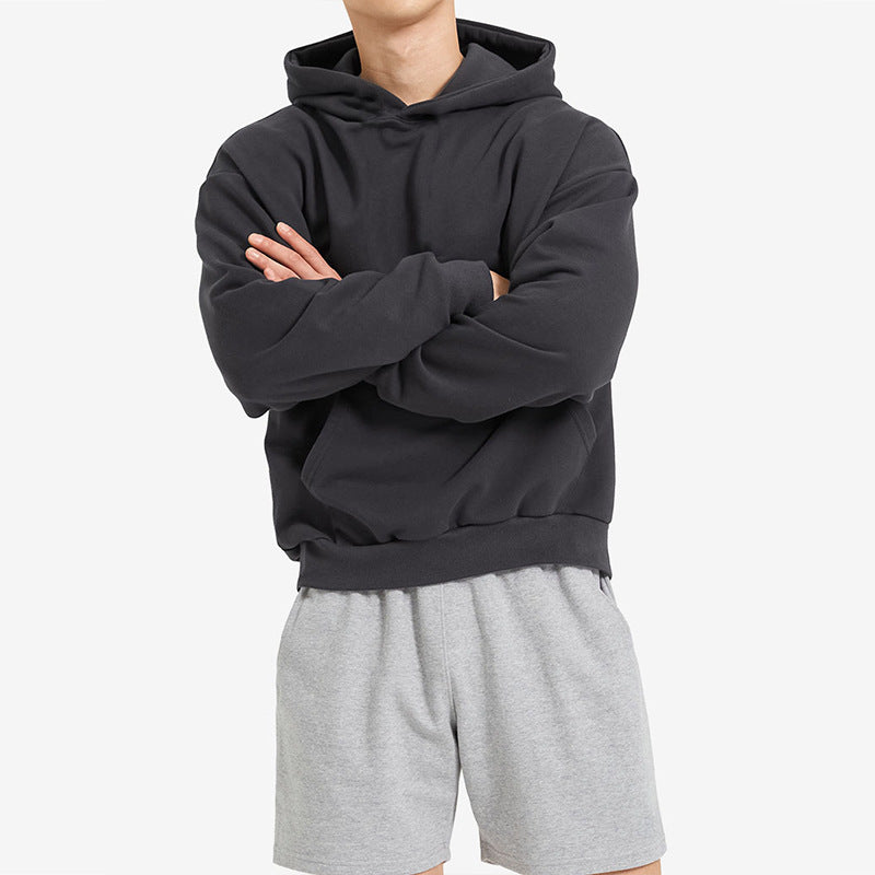Customized for You a Pullover with Options American Style Large 100% Cotton Circle Without a Cap Loose Shoulder Design with a Hood