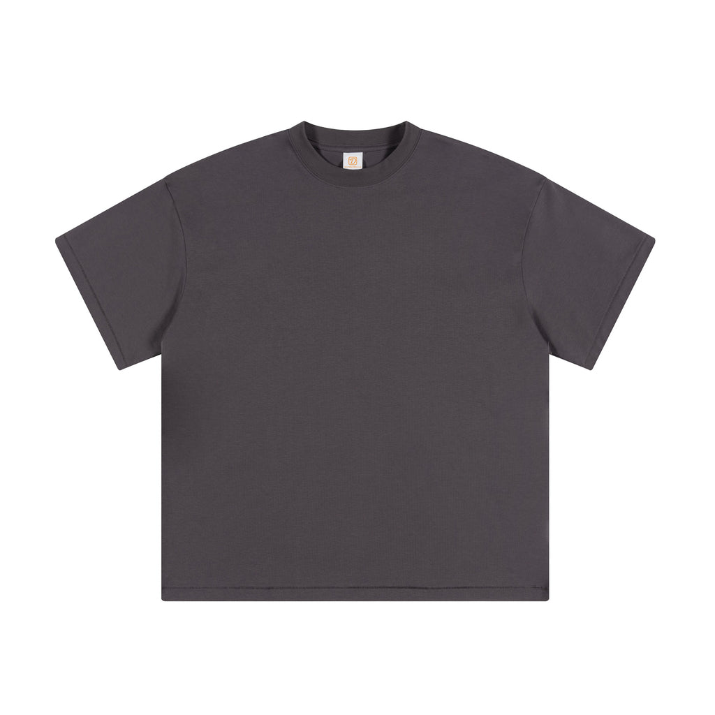 Wholesale 230g t Shirt Custom High Quality Blank Pure Color Streetwear New Design Fashion Heavyweight Plain Tshirts for Printing