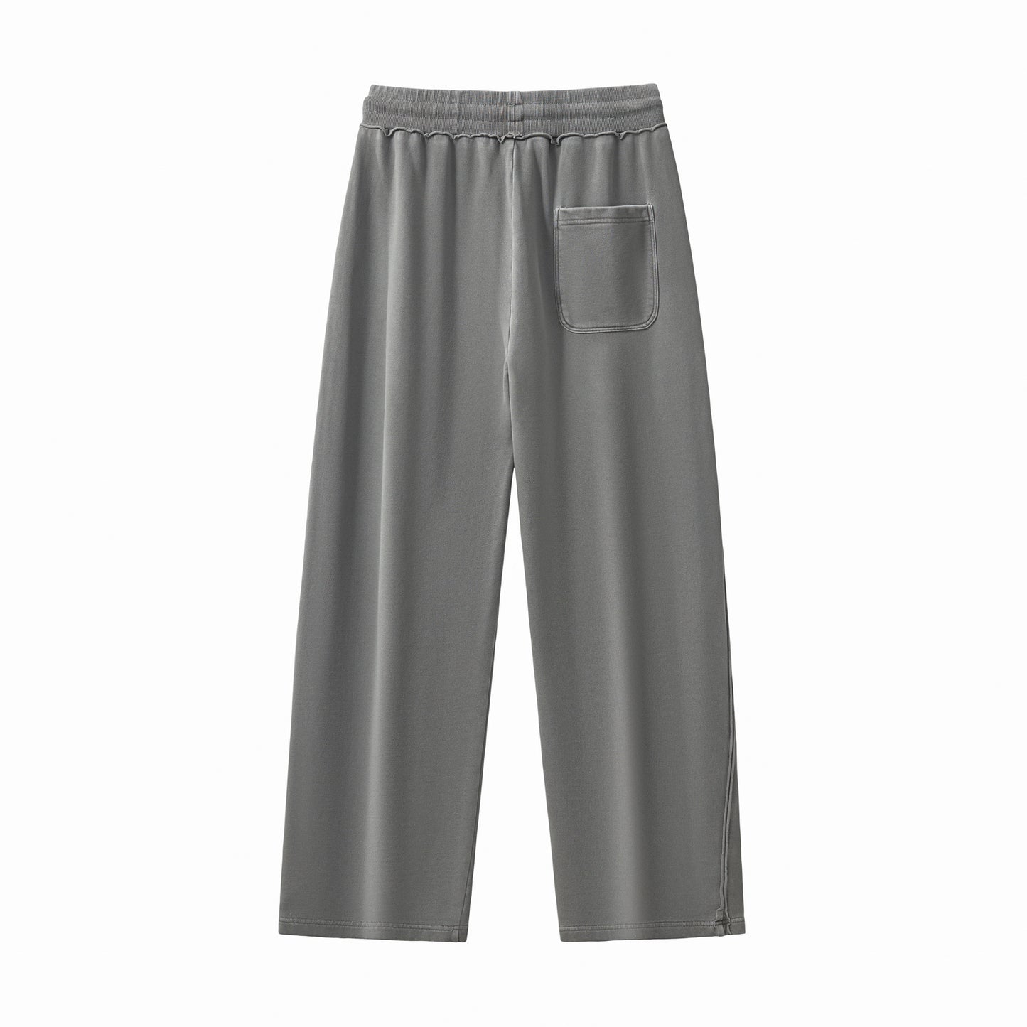 Customized Basic 100% Cotton 420g Heavyweight Sweatpants Heavy Duty Washed and Colored Casual Jogging Pants American Styleas