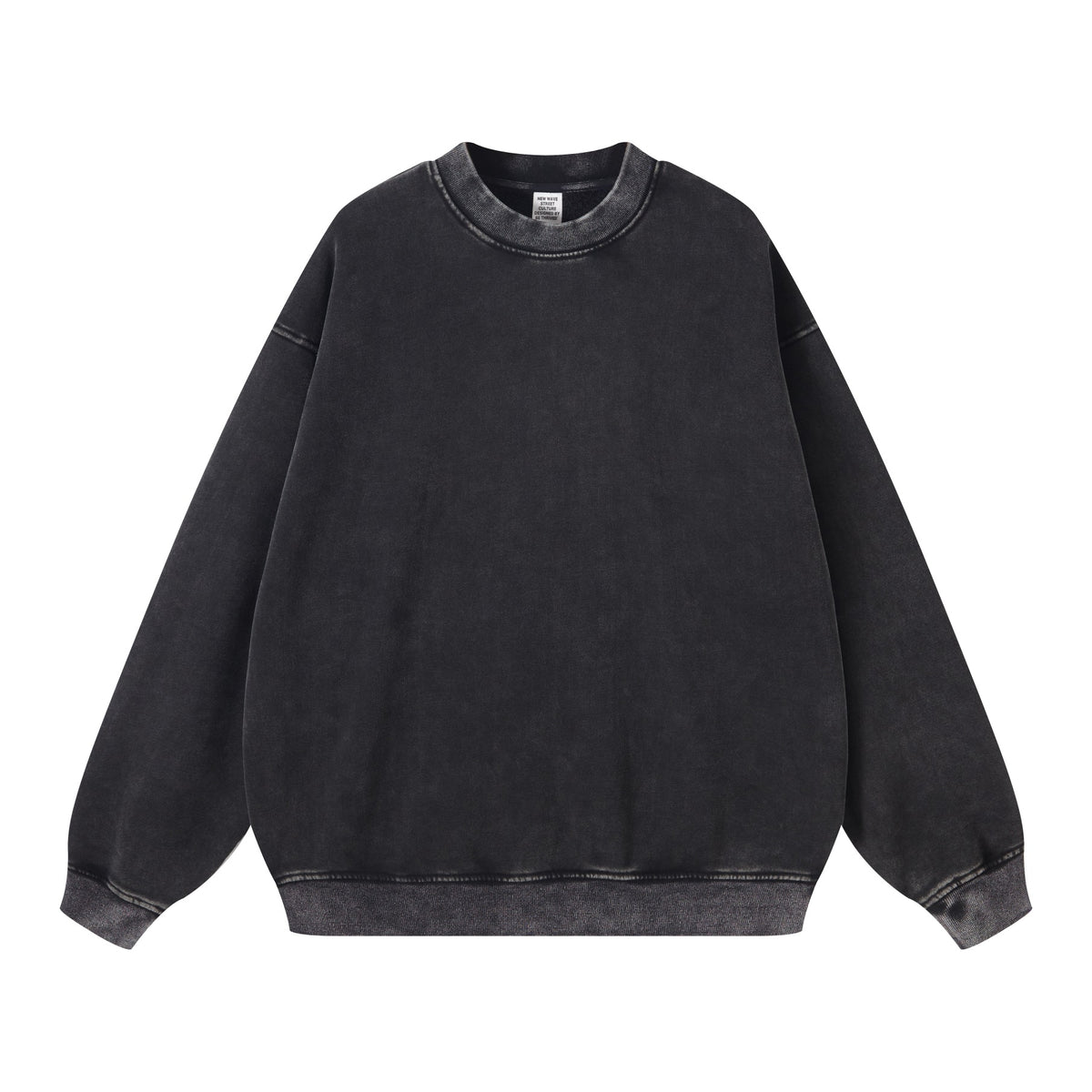 Customized 8 Color Washed Distressed Fleece Pullover Hoodie High Quality Crewneck Sweatshirt Unisex Fall and Winter Collection