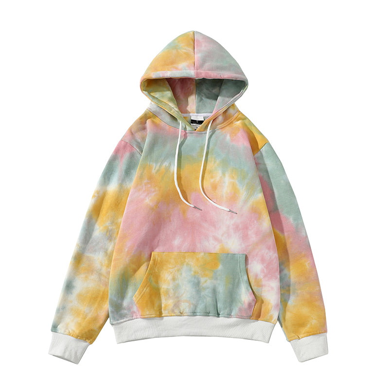 Dyed Cotton Fabric Customized Hoodies Streetwear Winter Autumn Season Free Sample Hoodie Blanks Oversize Plain Vintage Style