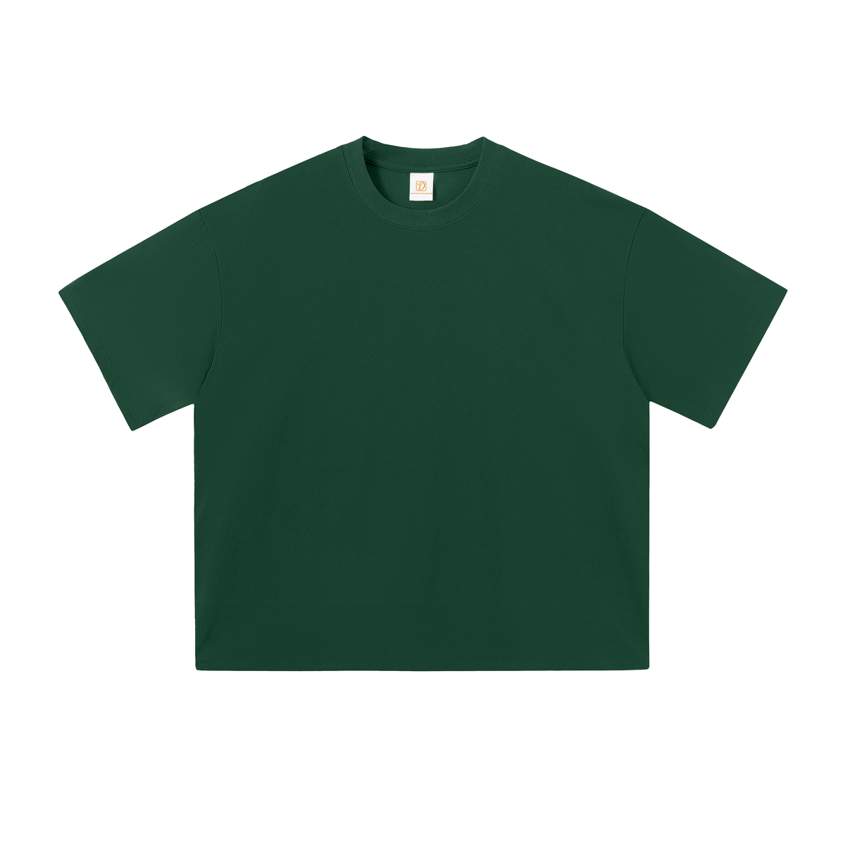 American Style Double Layered Short and Wide Boxy Short Sleeved t Shirt Oversized Short Sleeved Shirt Men Tshirts High Quality