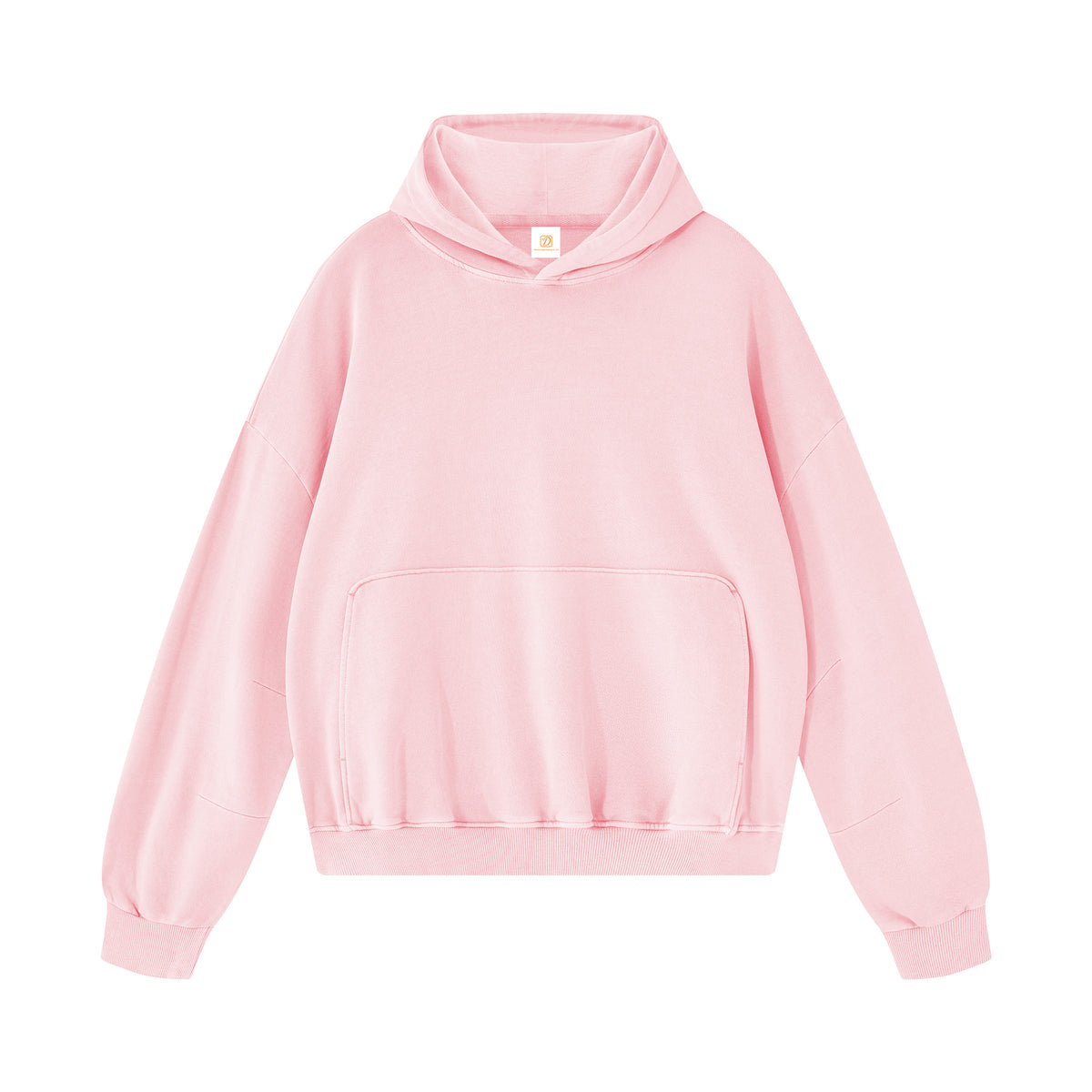 Blue Stripe Washed Cotton American Style Sweatshirt Pure Cotton BOXY Winter and Autumn Hoodie From a Trendy Brand Unisex