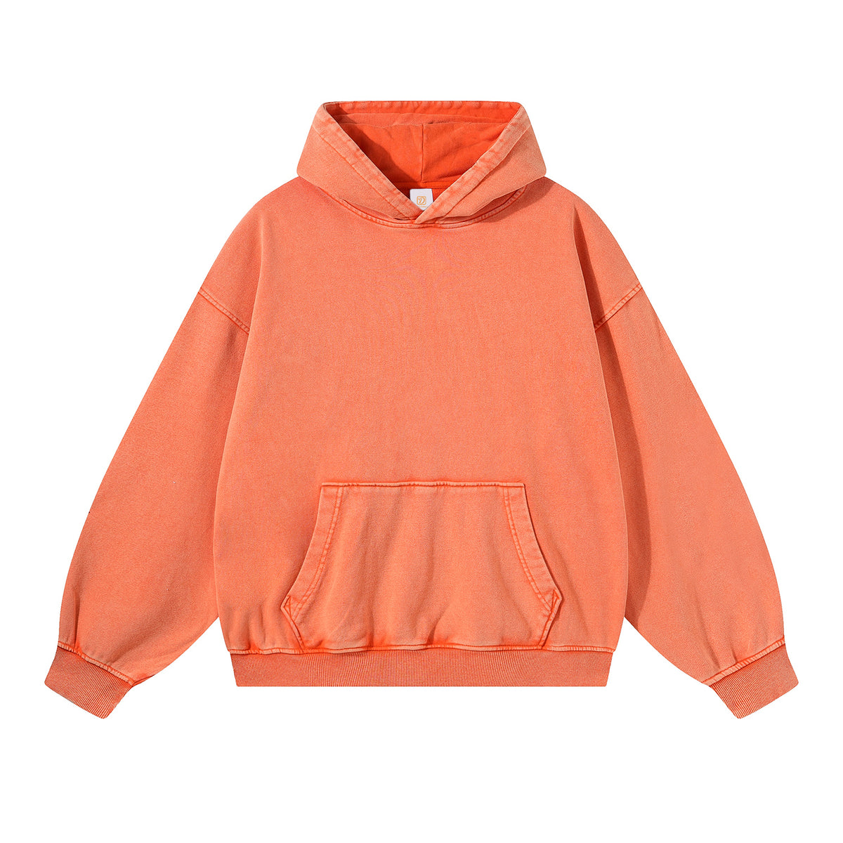 Fashion Multiple Processes to Choose From Wax Print Pullover Hoodie Made of Pure Cotton with Woolen Loops autumn Version