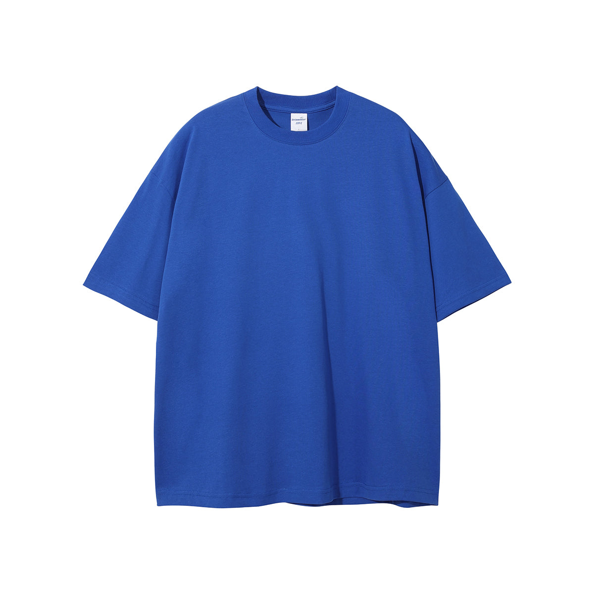 Custom Weight 20g Color Solid Pure Cotton Loose Shoulder Short Sleeve the t Shirt Has a Large Size and a Small Shrinkage Rate