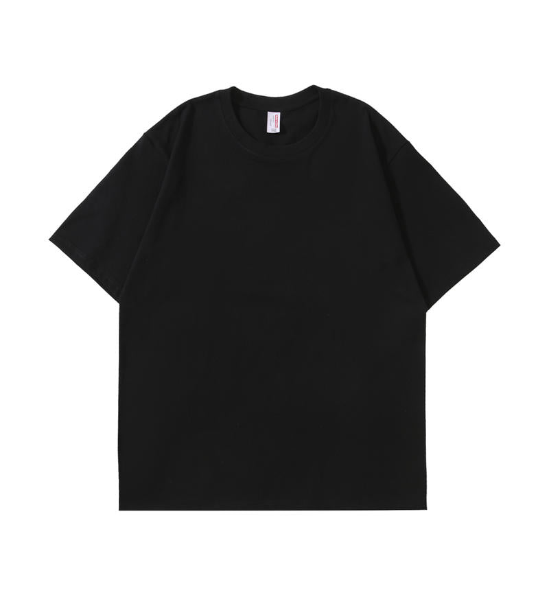 Wholesale Oversized Drop Shoulder Round Neck Heavyweight 100% Cotton Streetwear High Quality Fashion Heat Transfers for T-shirts