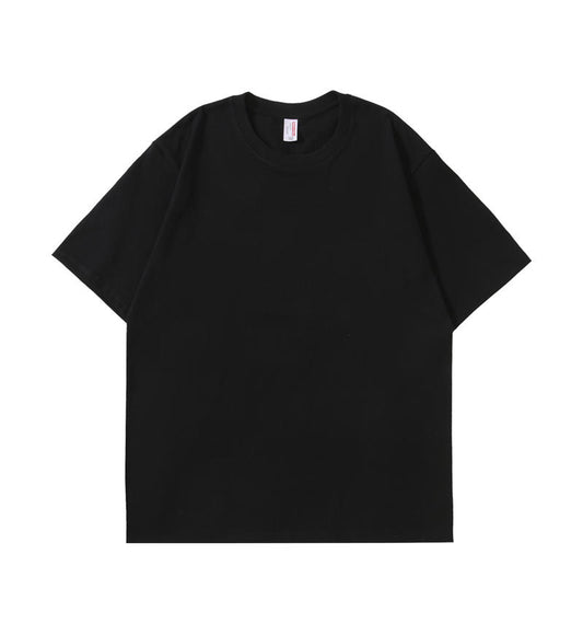 Wholesale Oversized Drop Shoulder Round Neck Heavyweight 100% Cotton Streetwear High Quality Fashion Heat Transfers for T-shirts