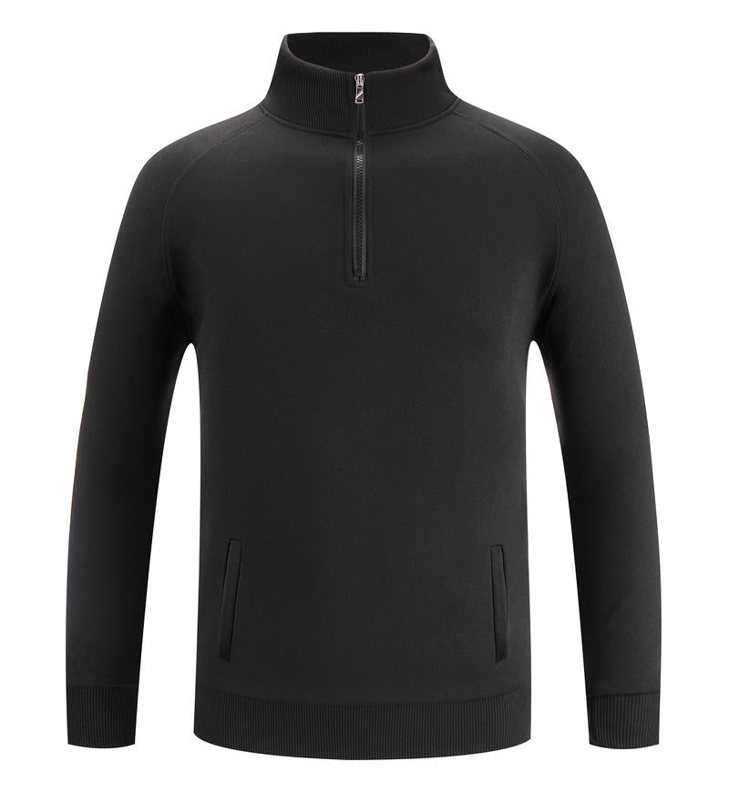 Oem Hoodie Oversize 6 Color Shoulder Insert Half Zip Stand Collar Hoodie Hoodie MAnufacturer Bulk Customize Your Own Hoodie
