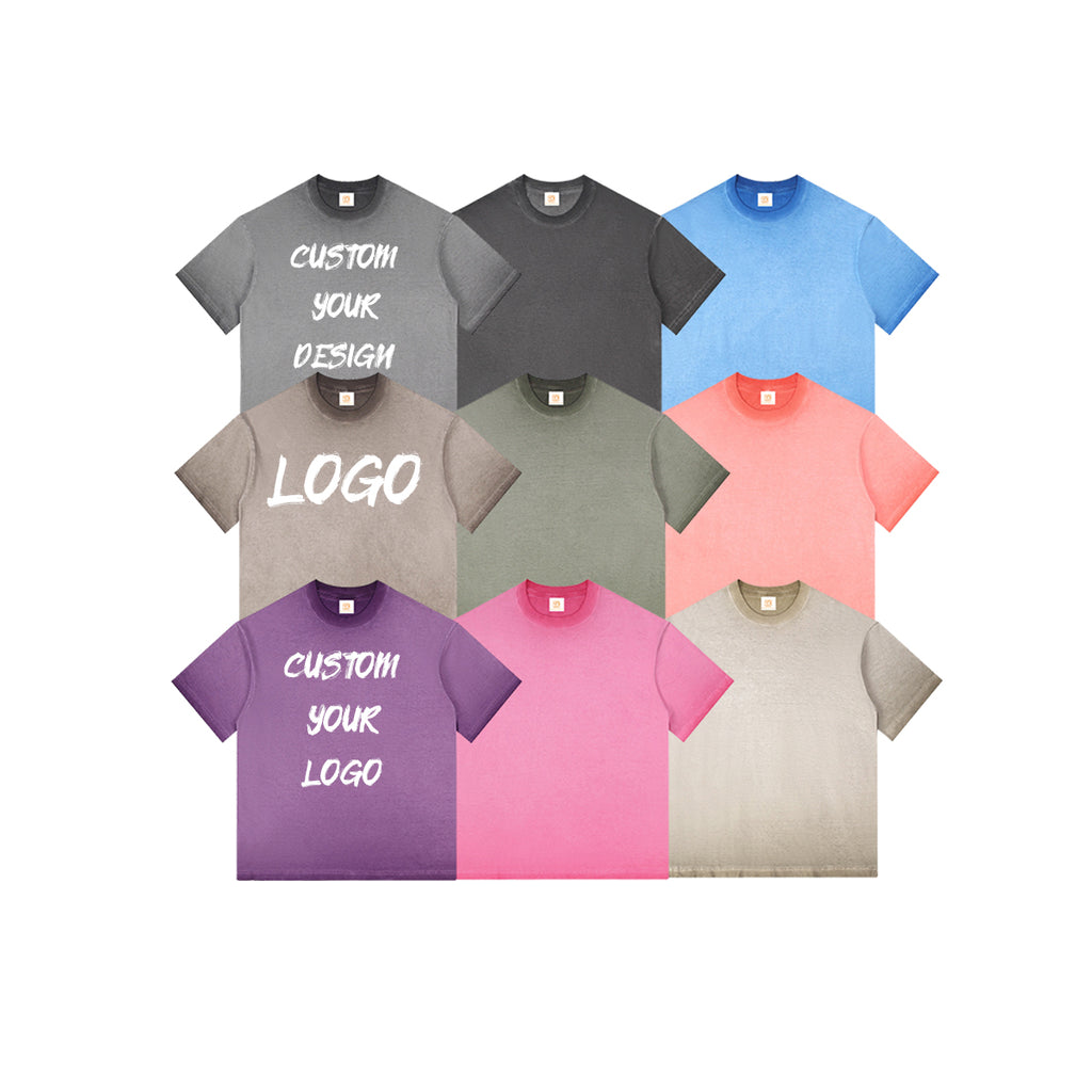 Oem Custom 2026 New Style Tshirt Streetwear Drop Shoulder High Quality Vintage Wholesale Acid Wash Streetwear Plain t Shirt
