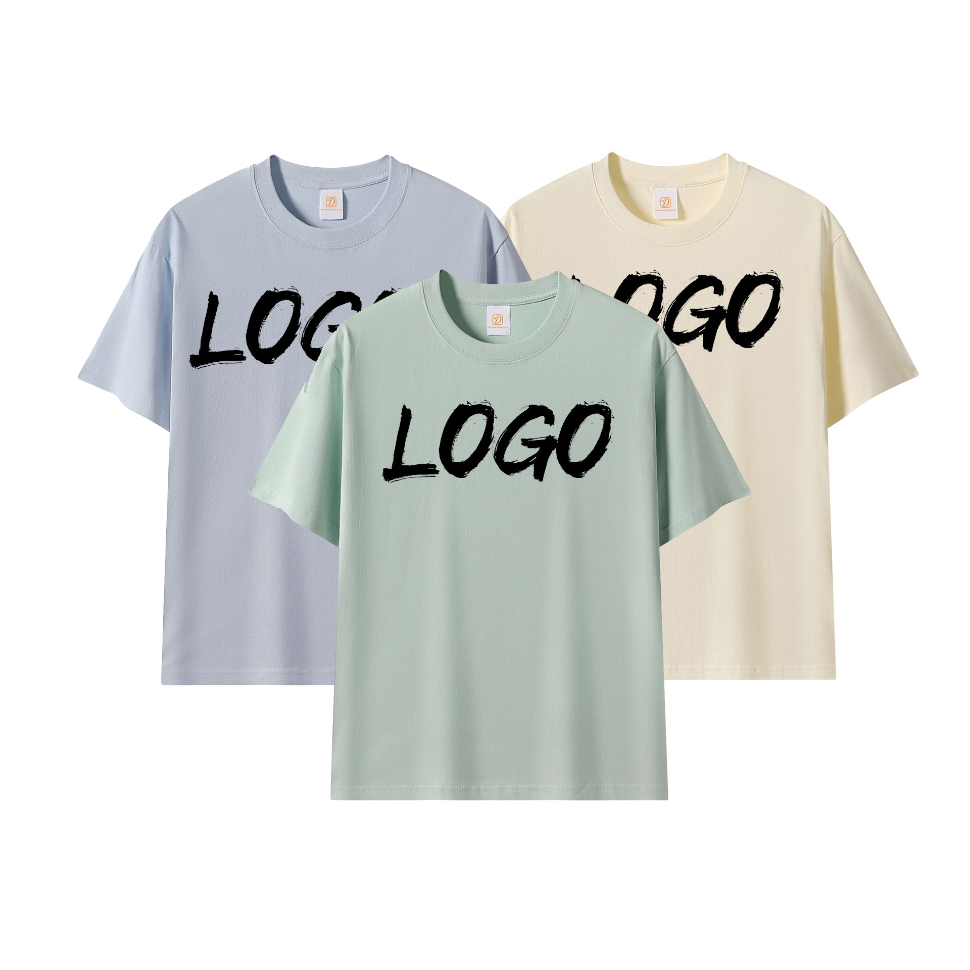 Custom t Shirt Kids High Quality 100% Cotton Round Neck Streetwear Short Sleeve Pure Color Children's Dtf Transfers for t Shirts