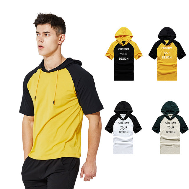 T-shirts Manufacturers Streetwear Color Clashing Fashion Heavy Drop Shoulder Blank Custom Screen Print Fashion T Shirts