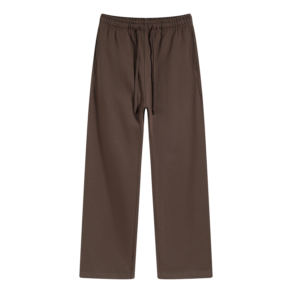 Can Design Patterns for You for Free Sweatpants Straight Cut Solidcolor Loose Pants with No Side Seams on the Sides Winter Style