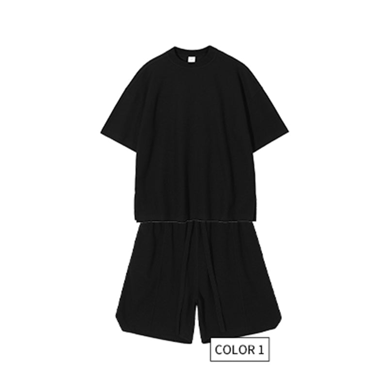 Loose High Quality t Shirt Set 2026 Summer New Design Streetwear Sublimation Unisex Wholesale Personalized T-shirts and Shorts