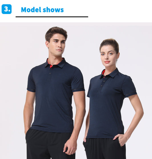 Summer Version Custom logo Can Design Patterns for You for Free Quick Drying Ice Sensing Fabric Men Polo Shirts High Quality