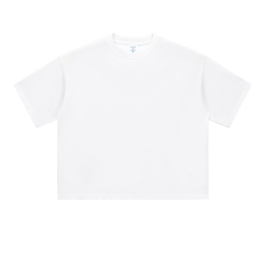 Loose Custom T-shirt Boxy High Quality Fashion 100% Cotton Embroidery logo Wholesale Streetwear O-neck Personalized T-shirt