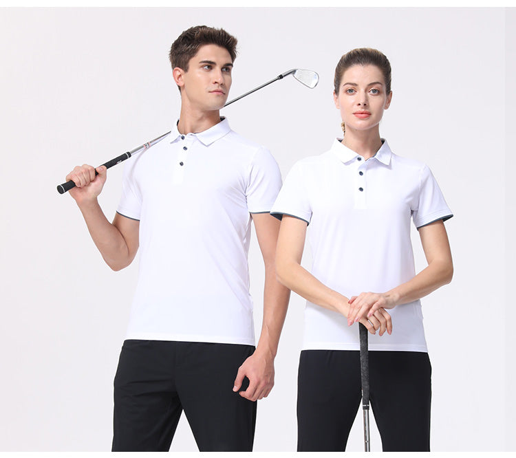 American Style Quick Drying Spandex Jacquard Fabric Polo Shirt Unisex Plain Oversized Vintage Design Polo Shirts High Quality