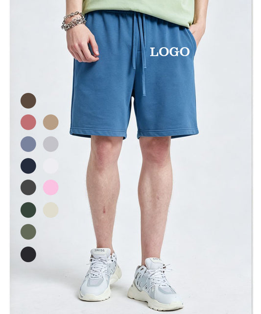 420g Heavyweight 100% Cotton Shorts Custom logo Streetwear Sport Summer High Quality Shorts Vintage New Design Acid Wash Shorts