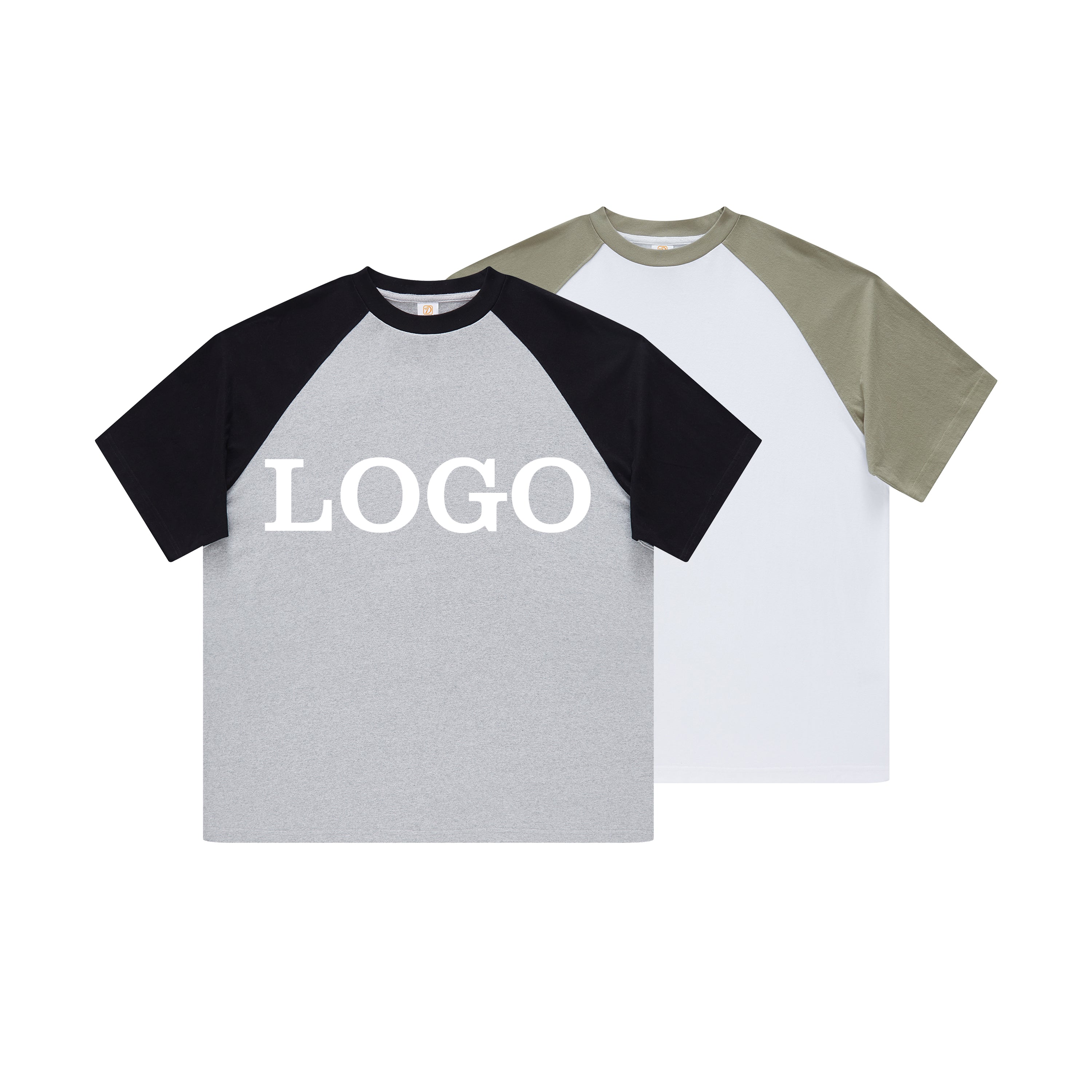 100% Cotton Custom t Shirt Loose High Quality Raglan Sleeve New Desgin Summer Fashionable Streetwear Dtf Transfers for t Shirts