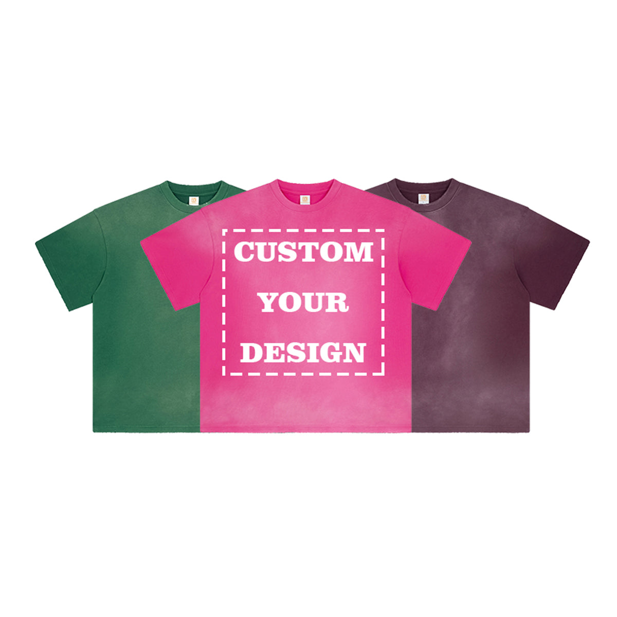 Vintage Custom Acid Wash Tshirts High Quality 100% Cotton 2026 Fashion Summer New Design Round Neck Embroidery Plain t Shirt