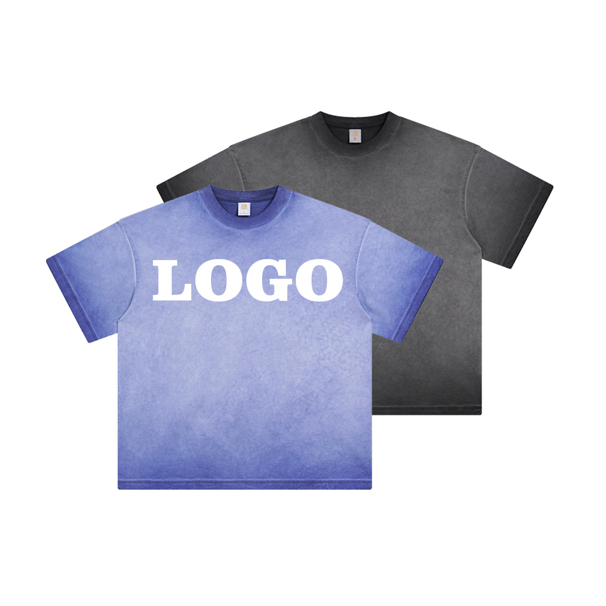 Men's T-shirts Casual Loose Summer Tshirt Custom Acid Wash Drop Shoulder High Quality Fashion Design Personalized T-shirt
