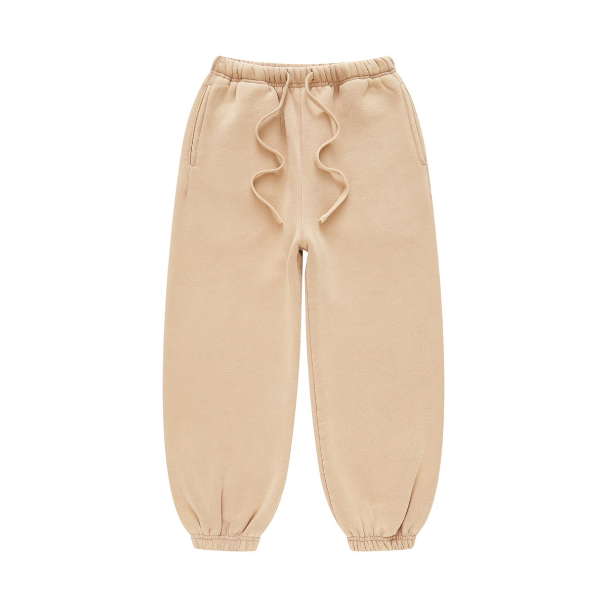 Sweatpants Wholesale Washed and Padded 100% Pure Cotton High Quality Children's Ankle Length Sweatpants Fall and Winter Style