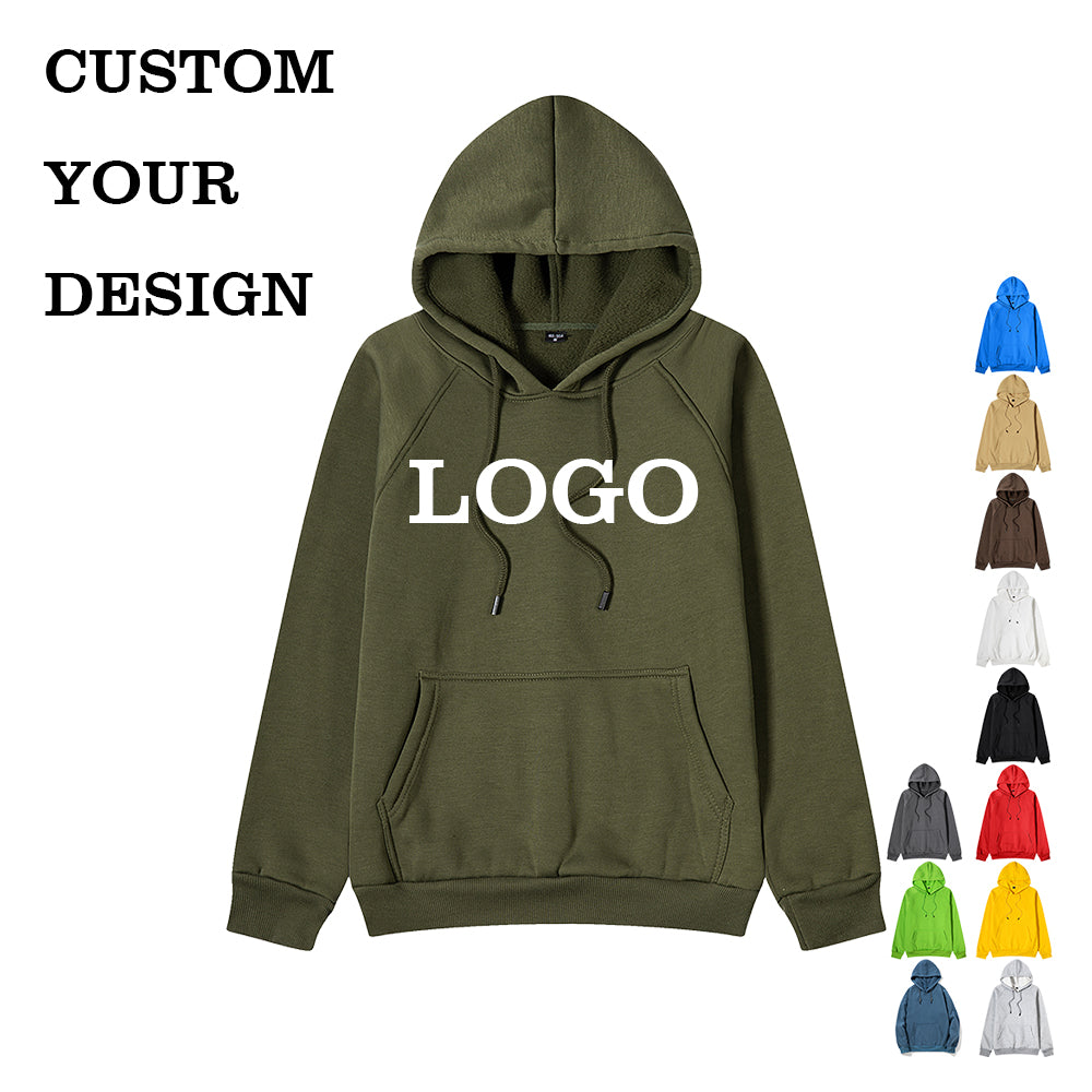 Men's Hoodies Custom logo Streetwear High Quality 100% Polyester Screen Printed Raglan Sleeve Distressed Plain Hoodies in Bulk