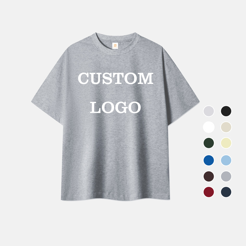 100% Cotton Streetwear t Shirt Casual Sport High Quality Round Neck Custom Fashion Personalized Dtf Transfers for t Shirts