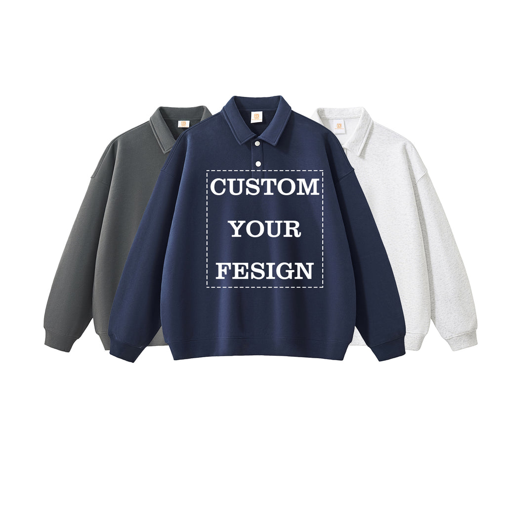 Manufacturer Hoodies Custom Puff Printing Streetwear Hoodies Blank Pure Color High Quality Stand Collar Fashionable Hoodies